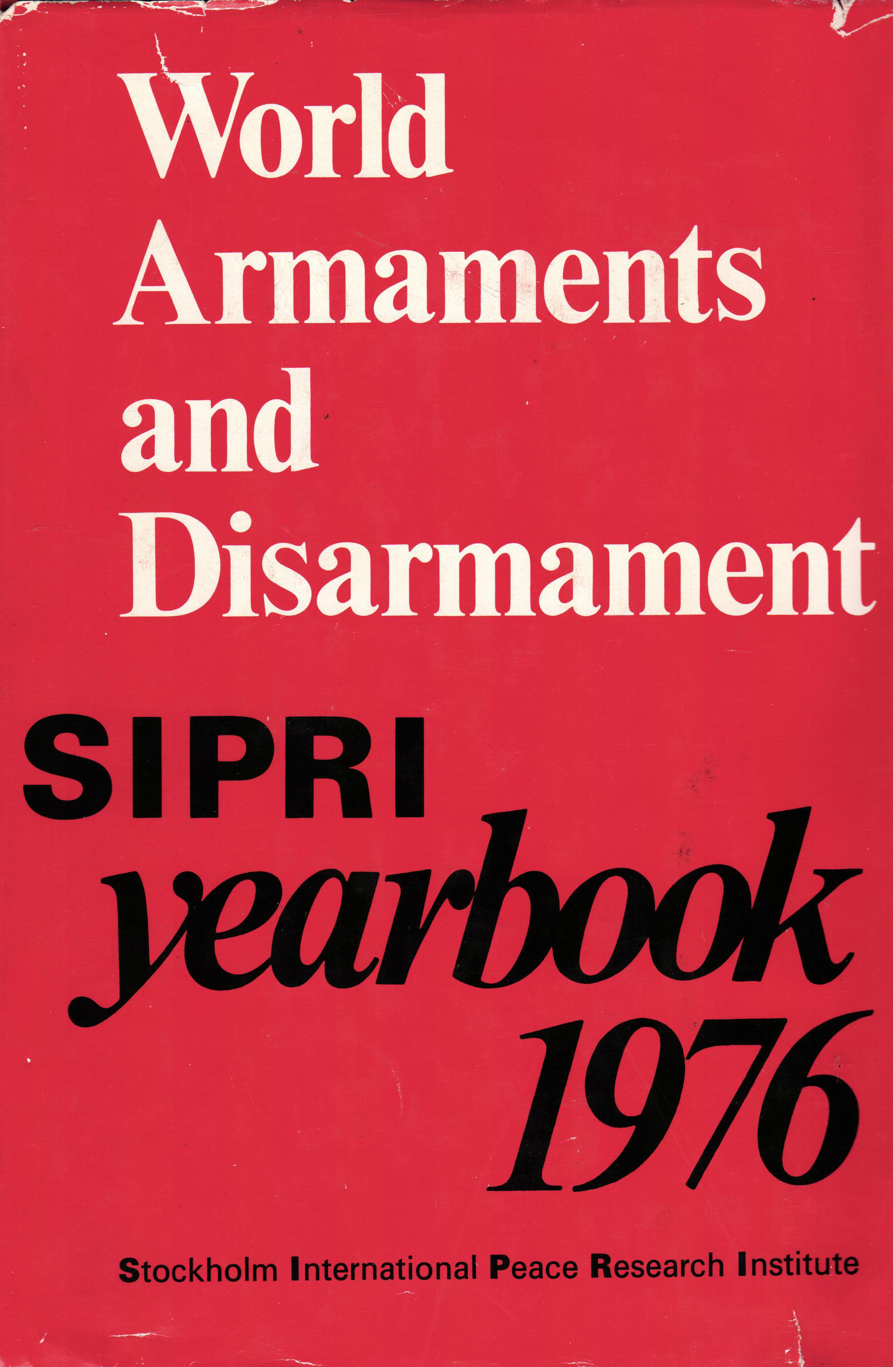 SIPRI yearbook 1976 cover