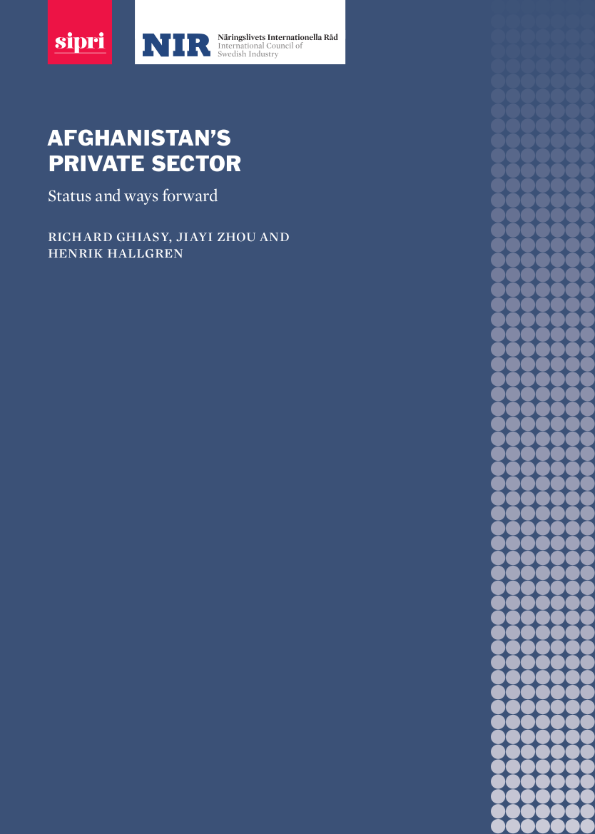 Afghanistan's Private Sector: Status And Way Forward | SIPRI