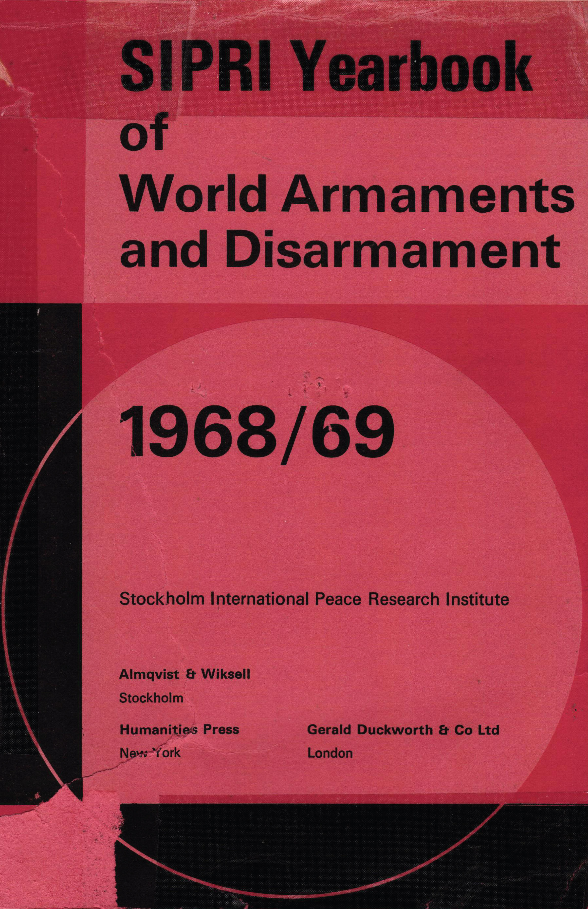 SIPRI yearbook 1968-69 cover
