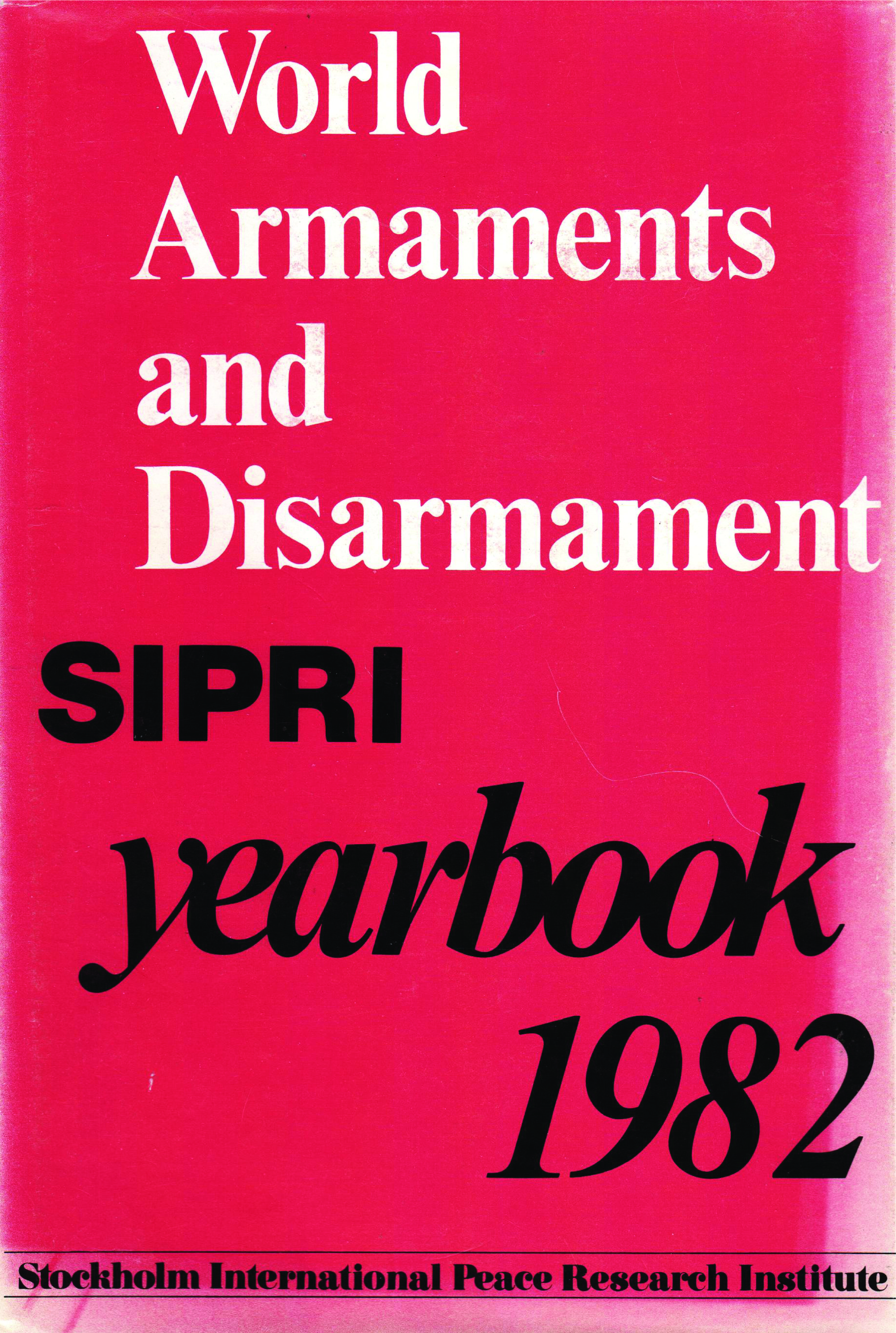 SIPRI yearbook 1982 cover