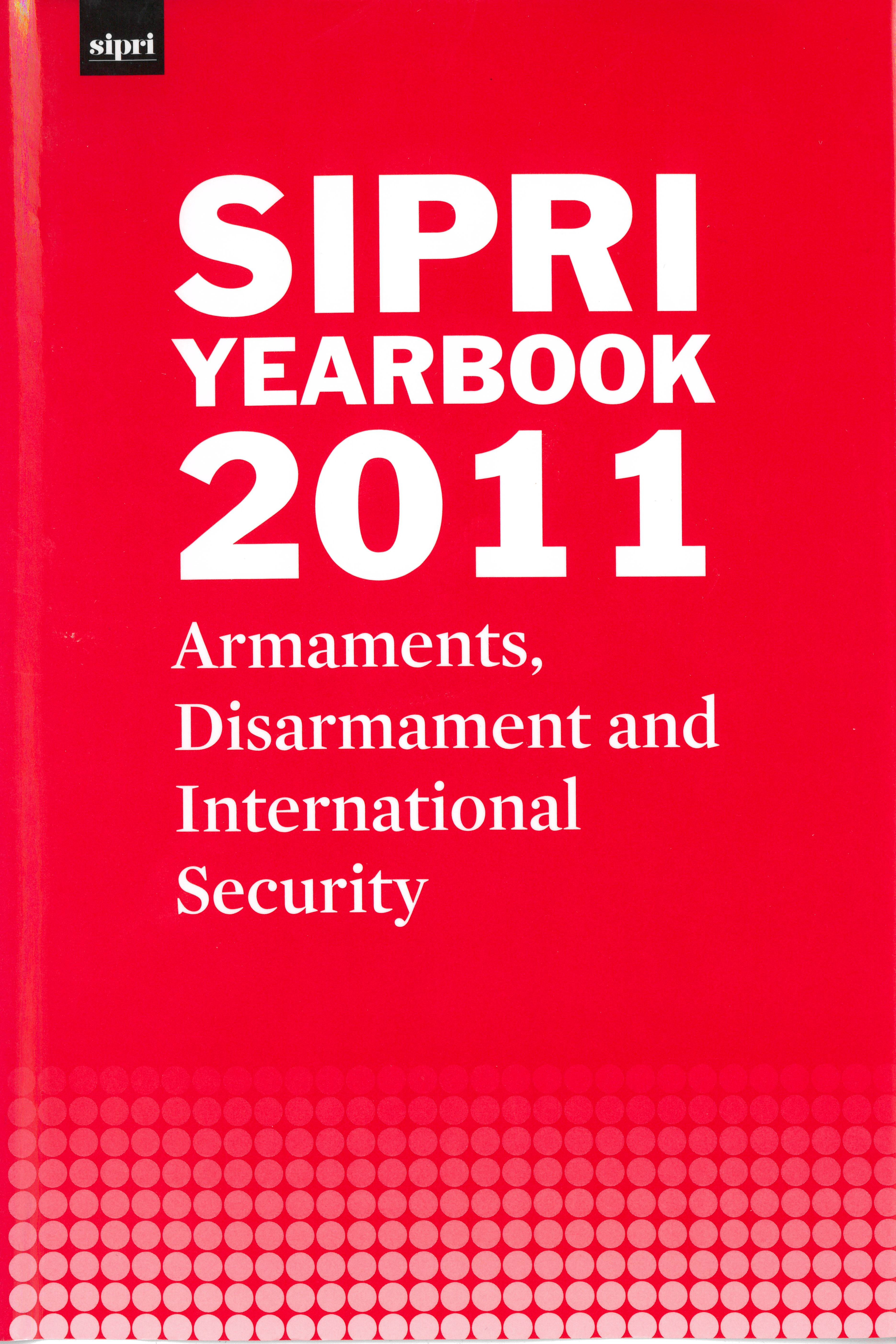 SIPRI yearbook 2011 cover