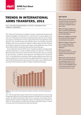 Trends In International Arms Transfers, 2011 | SIPRI