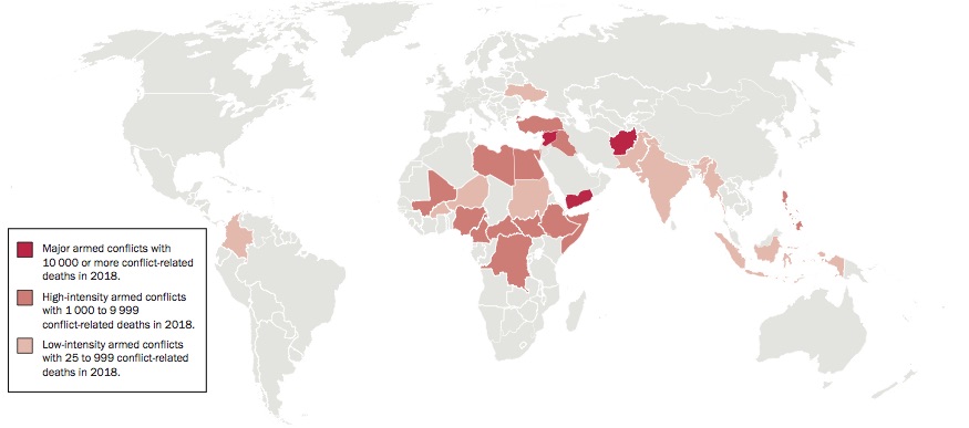 Armed conflicts in 2018