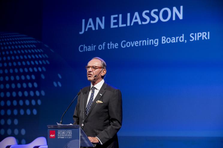 Chair of the SIPRI Governing Board, Jan Eliasson