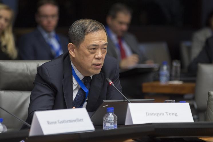 Jianqun Teng, Director, Department of American Studies, China Institute of International Studies. Photo: Erik Luntang