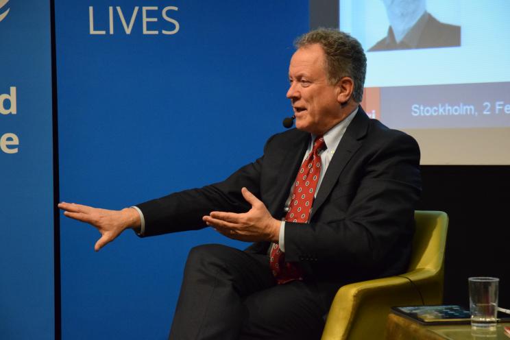 David Beasley, Executive Director of WFP speaking at the event 'Hunger, food security, stability and peace'