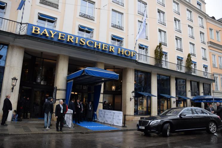The Munich Security Conference venue, Hotel Bayerischer Hof