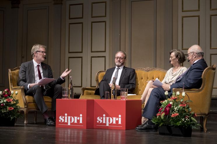 Distinguished panel discussion with Dr Katarina Engberg, Director of the Swedish Government Offices, Mats Karlsson, Director of the Swedish Institute for International Affairs, HE Dr Hans Blix and by Dan Smith, SIPRI Director