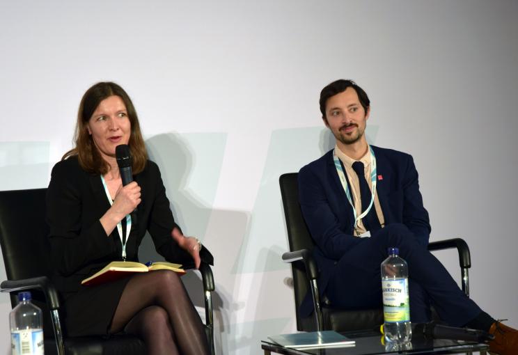Dr Sibylle Bauer, Director of Studies of Armament and Disarmament and Dr Vincent Boulanin, Senior Researcher leading SIPRI’s research on emerging military and security technologies