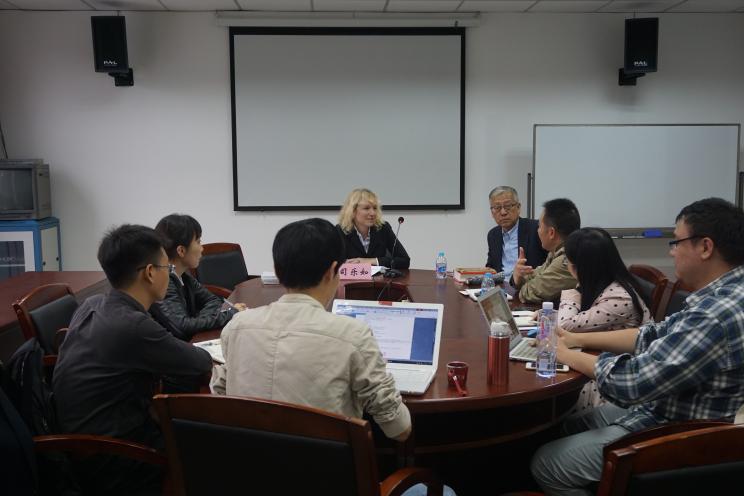 SIPRI's Dr Lora Saalman presents on China-Japan relations in cyberspace and engages in a roundtable discussion with such cyber security experts as Dr Wang Xiaofeng, Associate Researcher at Fudan University