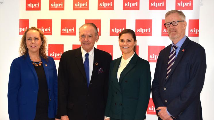SIPRI hosts Her Royal Highness Crown Princess Victoria