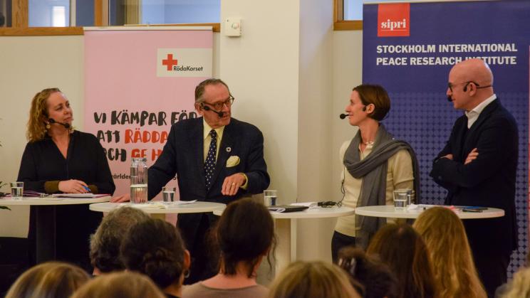 SIPRI co-hosts event on global humanitarian challenges 