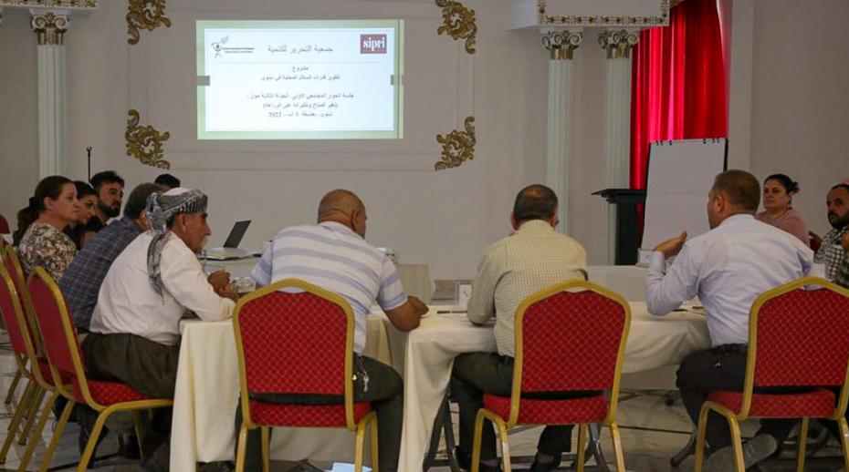 SIPRI and its partner organize community dialogues in Nineveh province