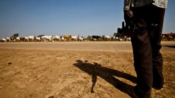 Dinka Herdsman Near Abyei. Flickr/Enough Project