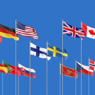 The flags of NATO members. Photo: Shutterstock