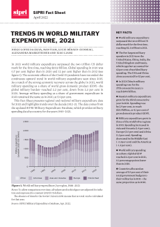 Trends in World Military Expenditure, 2021
