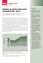 Trends in world military expenditure, 2019