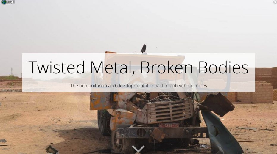 Launch of story map on anti-vehicle mines