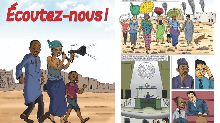 SIPRI and Point Sud release comic book on security, governance and development in central Mali
