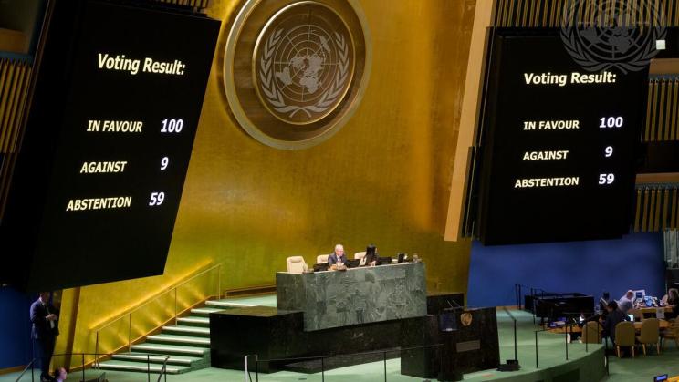 The UN General Assembly meets on protracted conflicts in GUAM area. Photo credit: UN Photo