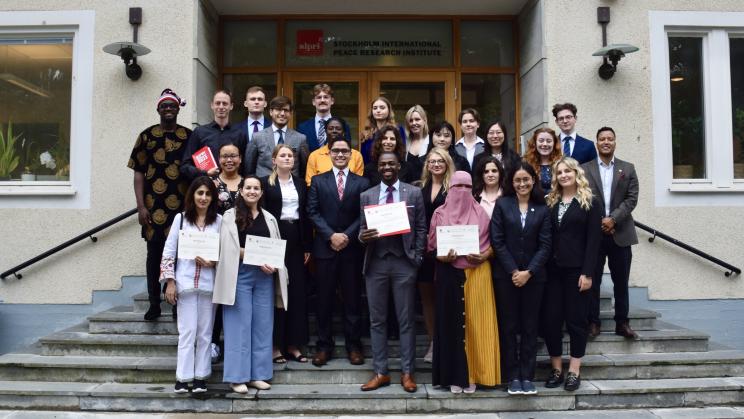 The participants of the 2023 Armament and Disarmament Summer School.