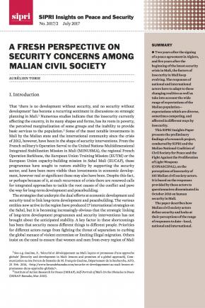 A fresh perspective on security concerns among Malian civil society