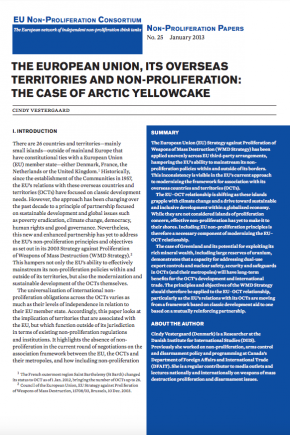 Non-proliferation Paper No. 25