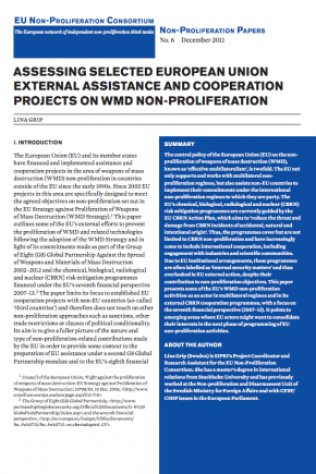 Non-proliferation Paper No. 6